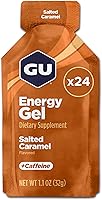 Vista 31 de GU Energy Nutrición Deportiva Original, Gel Energizante de Sabor Tri-Berry, Caja de 24