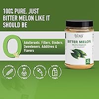 Vista 21 de bixa BOTANICAL Extracto de melón amargo Karela Momordica Charantia 450 mg cápsulas vegitarianas Sin gluten, sin OMG, esterlizado al vapor