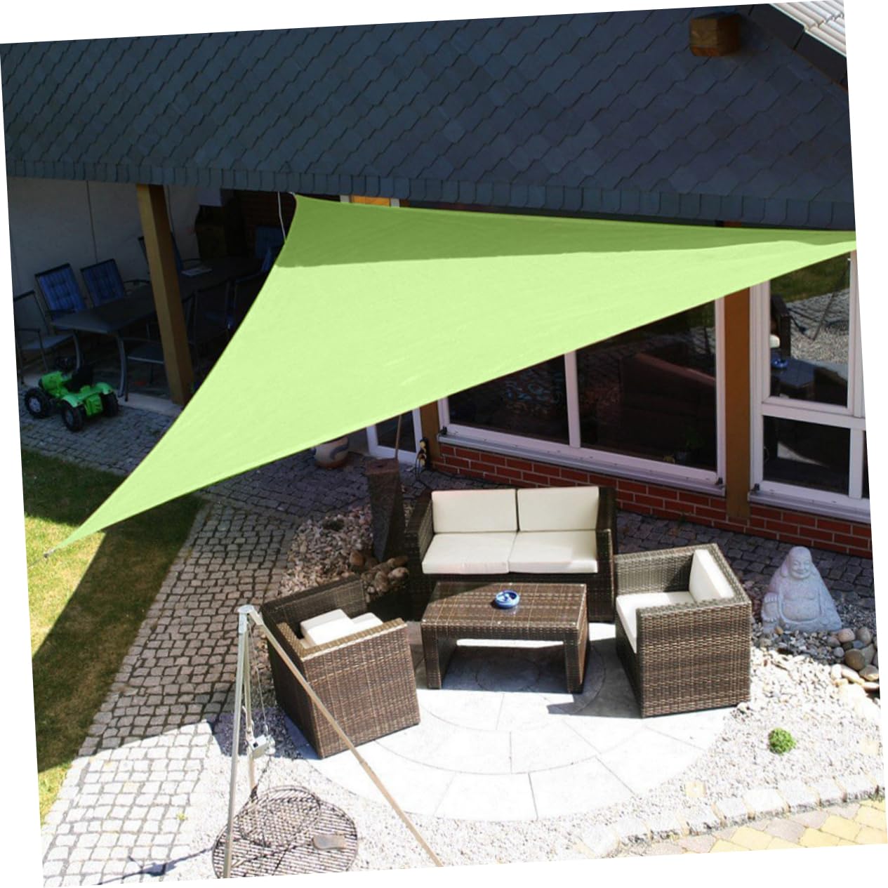 SUPVOX Sun Shades for Patios Sun Shade Sail Canopy Solar Shades Balcony Privacy Patio Covers for Shade and Rain Shade Sails Sun Sail Shades Sunshade Uv Block Sail Shade Cloth Right Angle