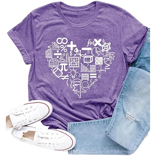 Womens Teacher Shirts Math Teacher Life Teaching T-Shirt Do The