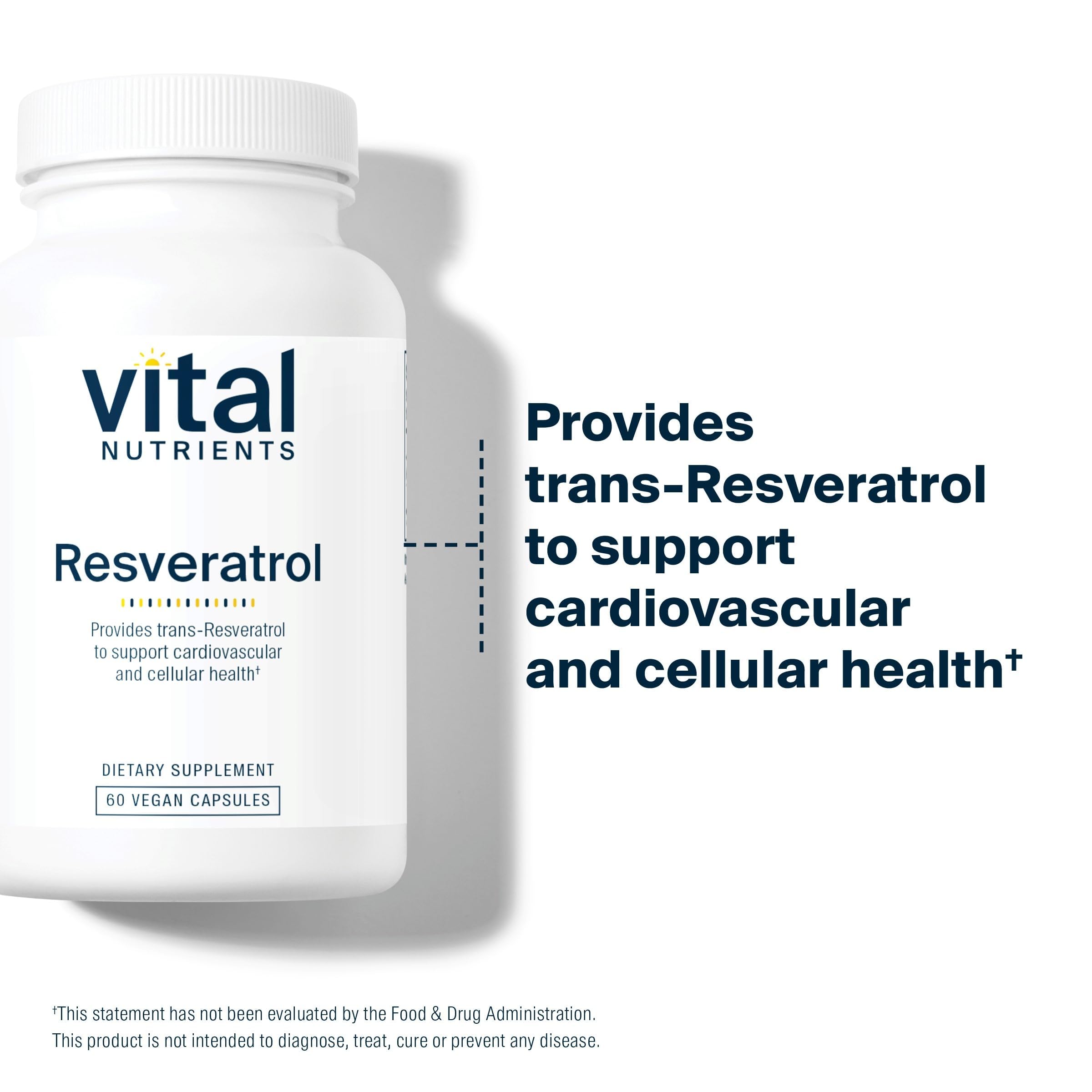 Vital Nutrients Resveratrol, 60 Capsules — Amazon image 3