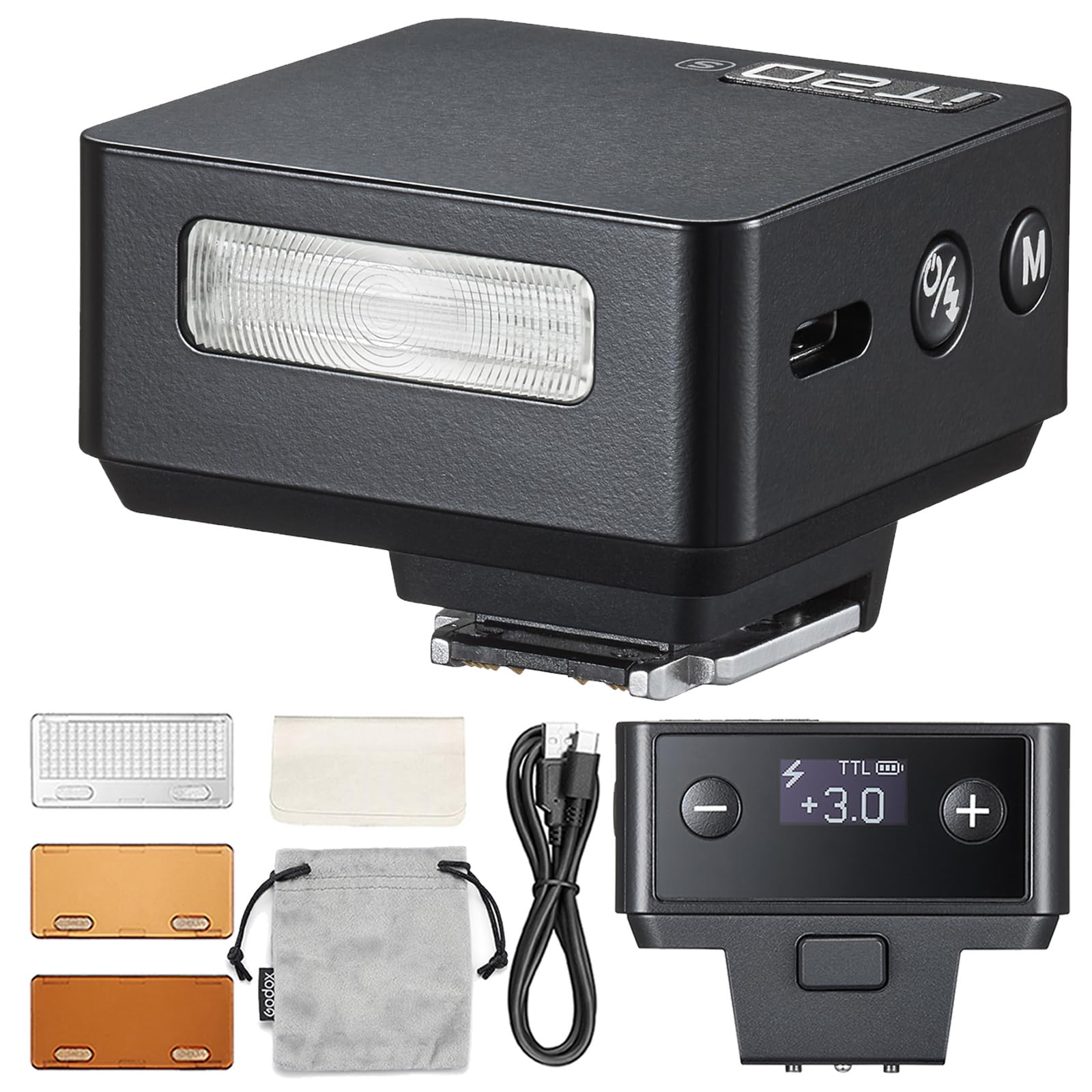 Godox iT20 S Flash for Sony, iT20-S Mini TTL Flash with Intuitive Screen