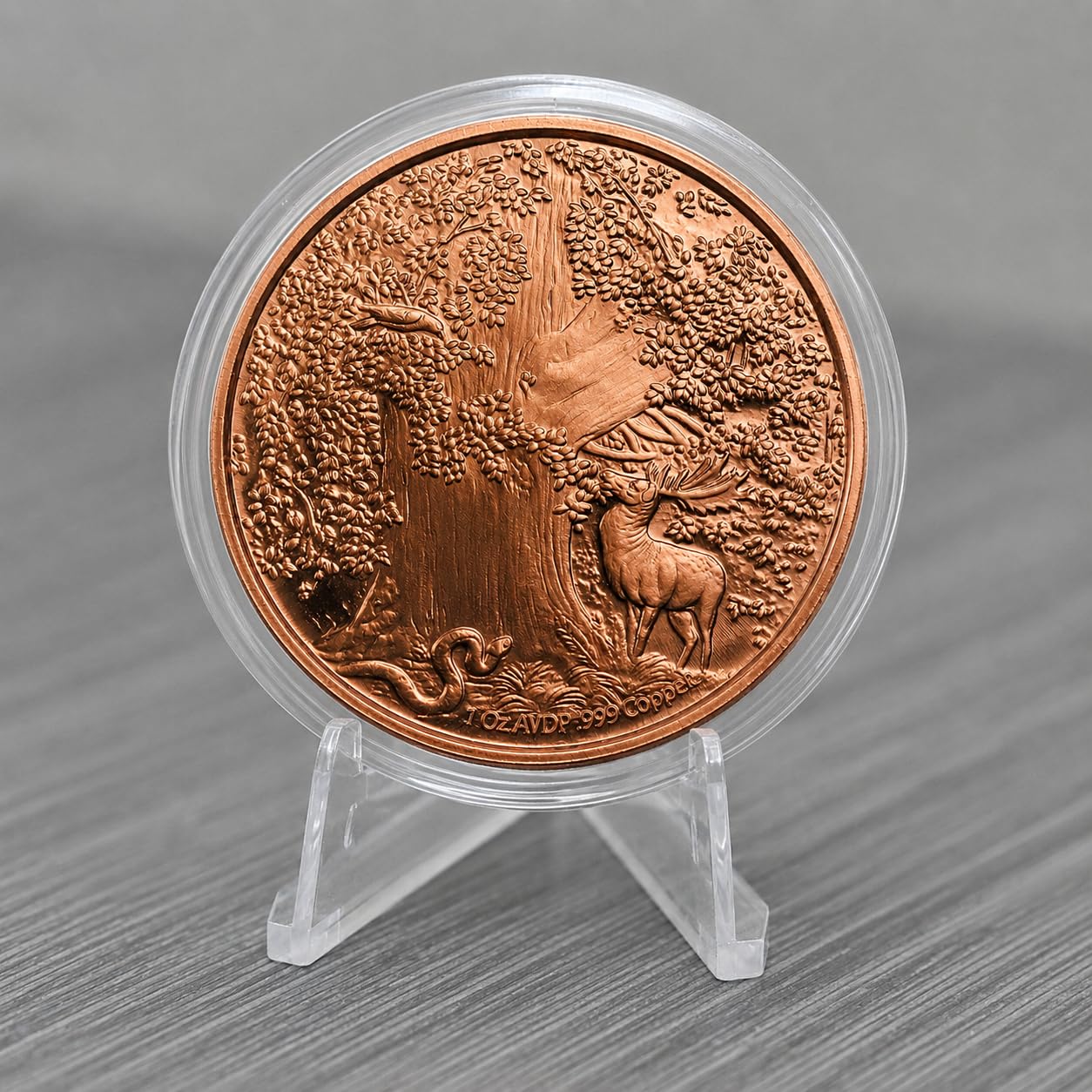 Great Eagle Nordic Copper Coin - .999 Pure Bullion -3
