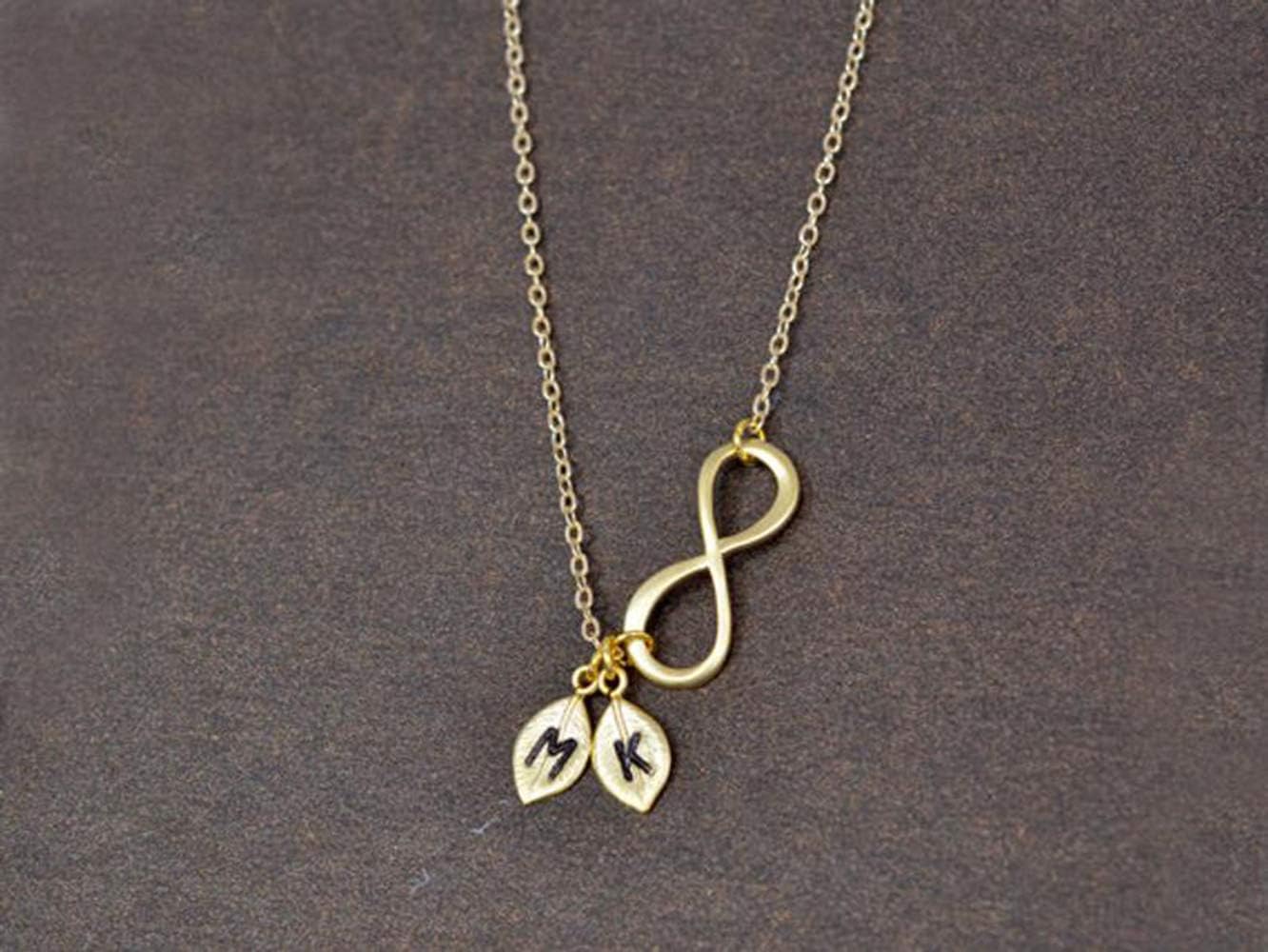 Yoke Style Custom Initial Birthstone Necklace Personalized, Engraved Family Tree of Life Necklace Customized Infinity Name Pendant Mothers Gift from Daughter