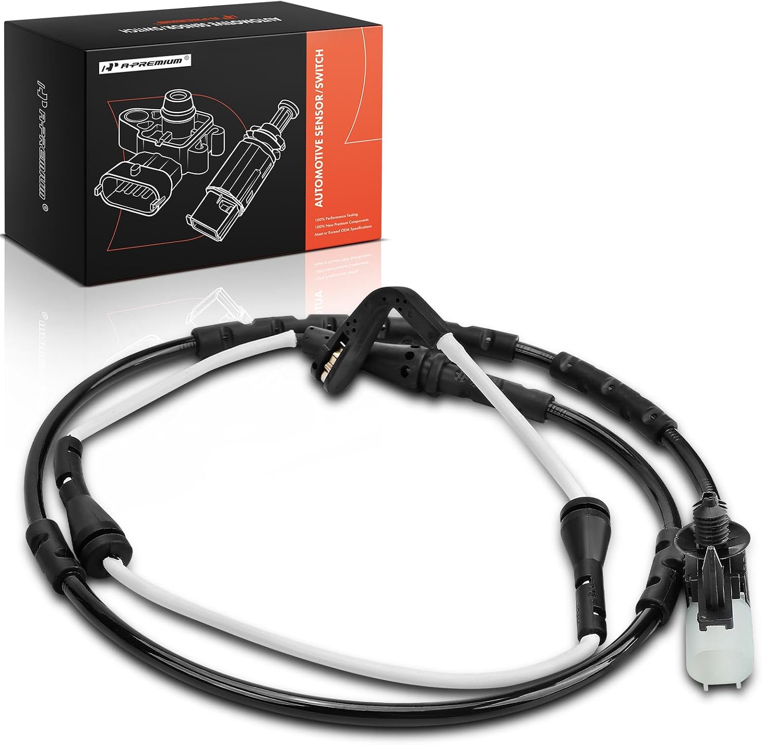 A-Premium Rear Driver or Passenger Brake Pad Wear Sensor Compatible with Jaguar F-Pace 2019 2020 2021 2022 2023, Replace# T4A17759