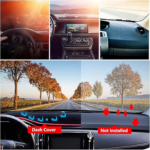 Miniatura 5 de Funda protectora para salpicadero interior compatible con Lexus RX300 RX330 RX350 4rd SUV 2004 2005 2006 2007 2008 2009 cubierta de tablero