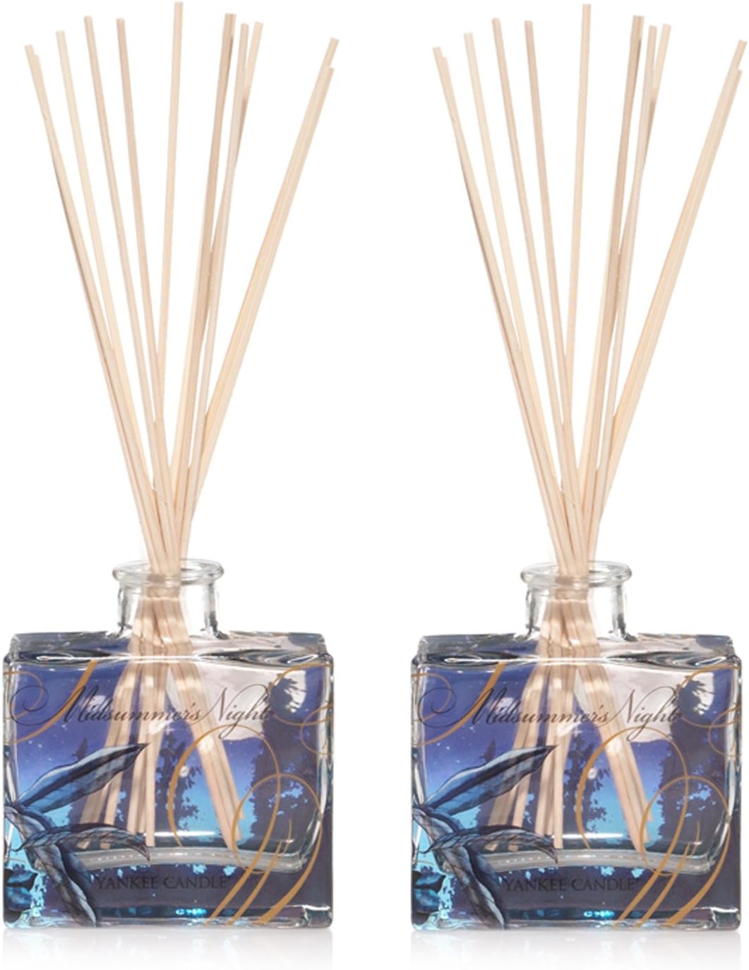 Amazon.com: Yankee Candle 2X Midsummer's Night Signature Reed Diffusers ...