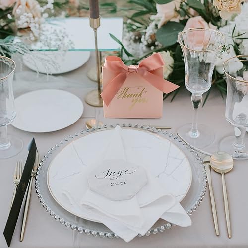 Miniatura 6 de BadenBach Paquete de 24 bolsas pequeñas de regalo de agradecimiento con cinta de lazo, bolsa de recuerdo de fiesta, caja de regalo de dulces, boda,