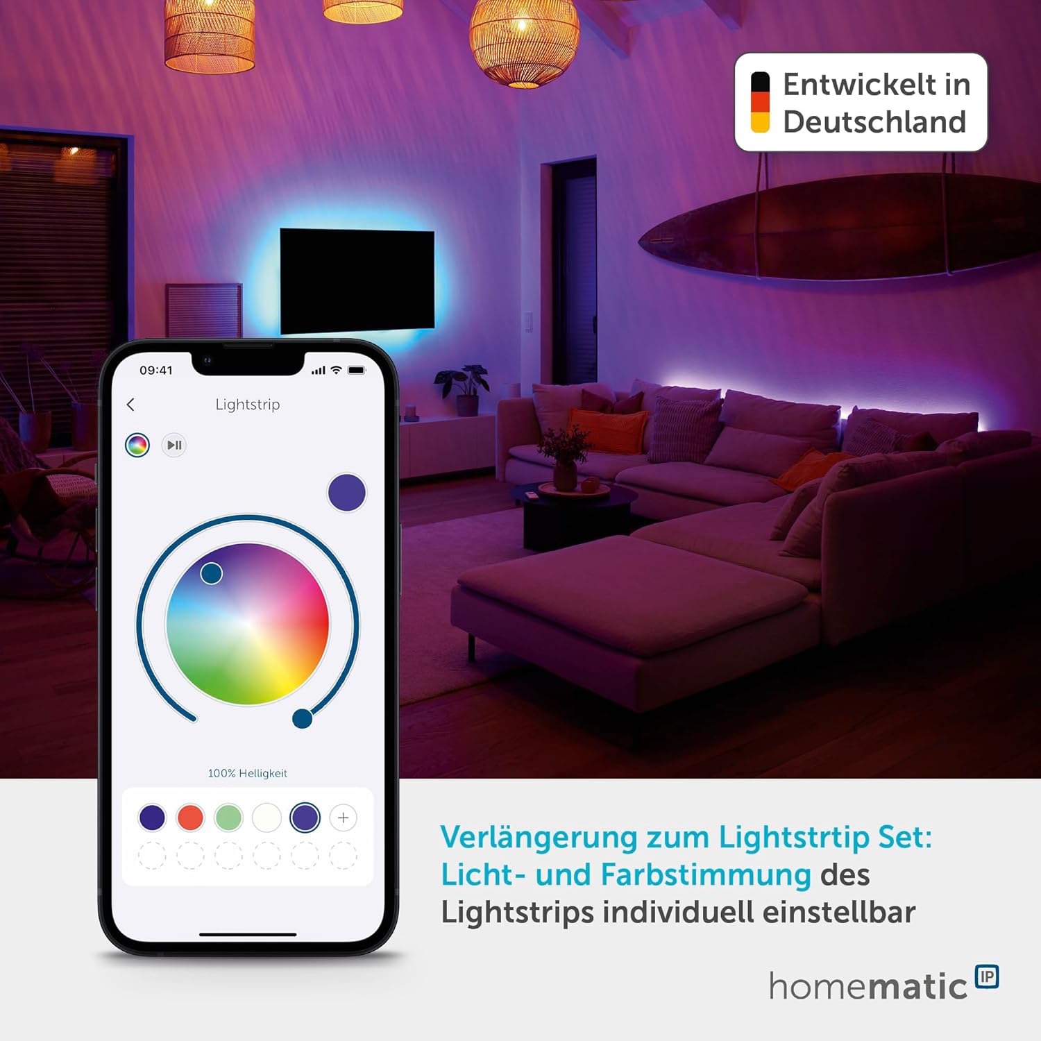 Lightstrip telepítés és vezérlés