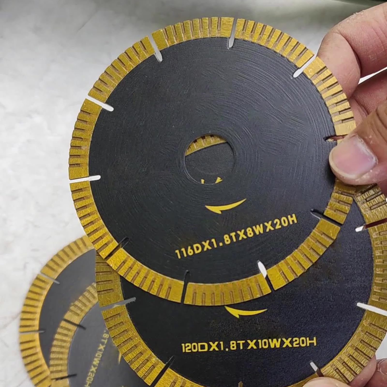 Ostrza szlifierki Discos para Cortar Metal 4,5 cala 6 szt. do ceramiki ceramicznej mikrokrystaliczne kamień płytki zeszklone i inne materiały