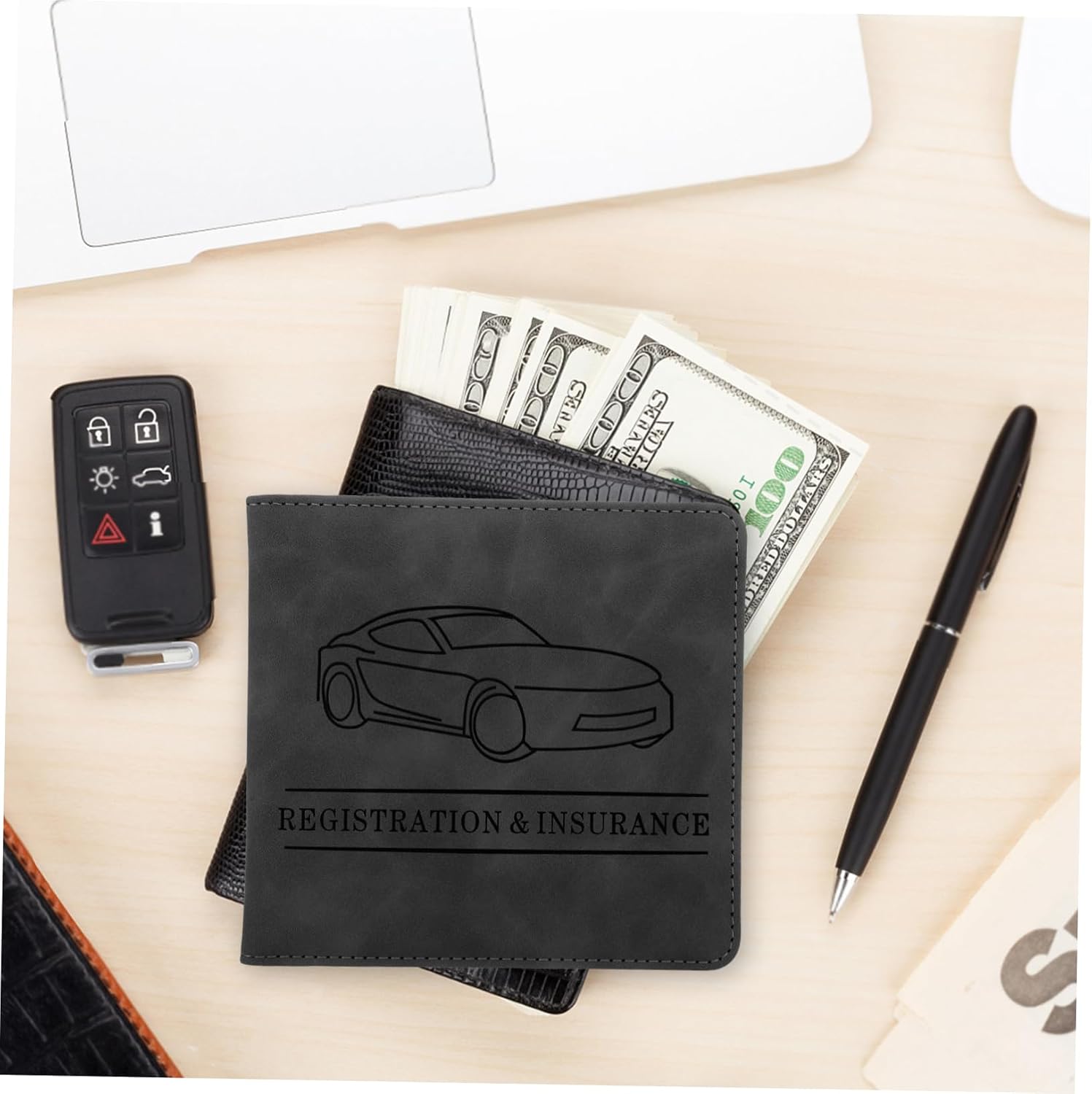 Car Insurance Protective Case Holder for License and Registration