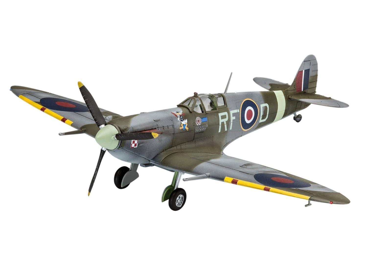 Fully assembled and painted Revell Supermarine Spitfire Mk.VB model