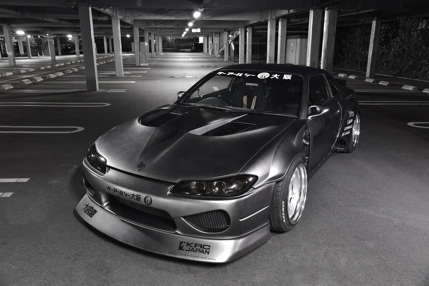 Amazon Krc シルビアs15 フロントハーフスポイラー 純正フロントバンパーへ装着可 Krcs15 002 フロントバンパー 車 バイク