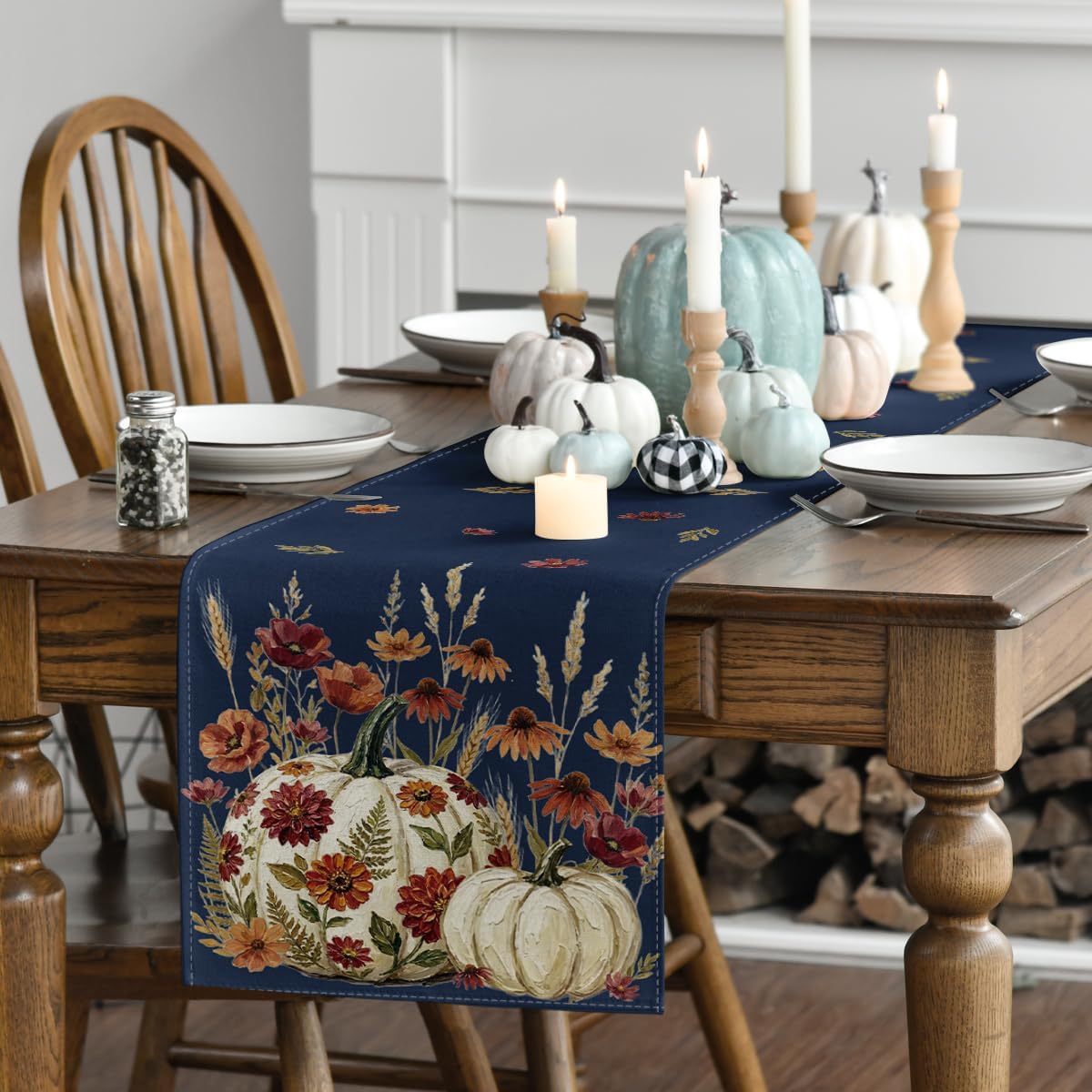 Artoid Mode 210 GSM Fall Table Runner Home Party Decor 13x72 Inch