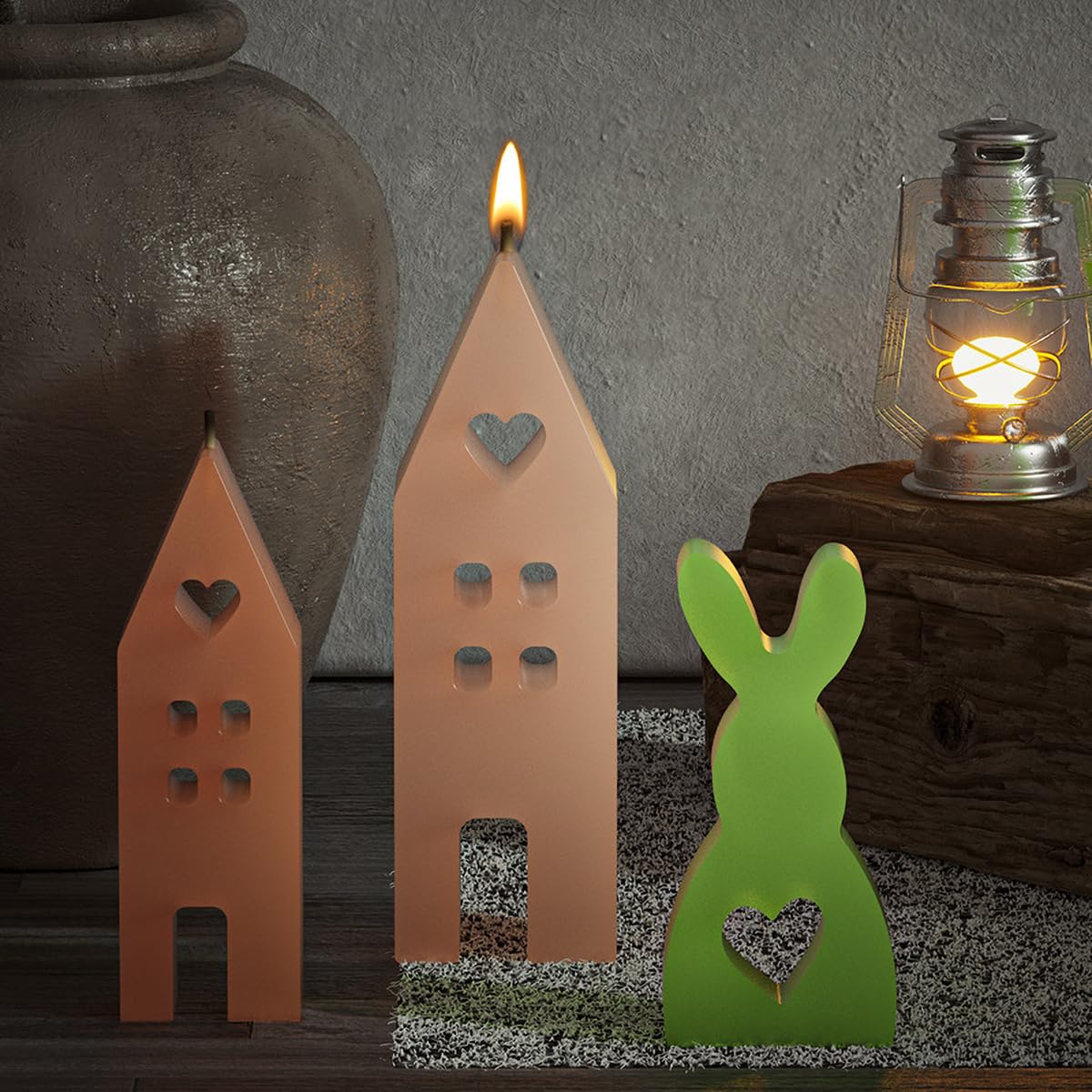 Stampo In Silicone Per Candele A Forma Di Orso - 3D, Per Sapone, Resina, Fai Da Te - Foto 7