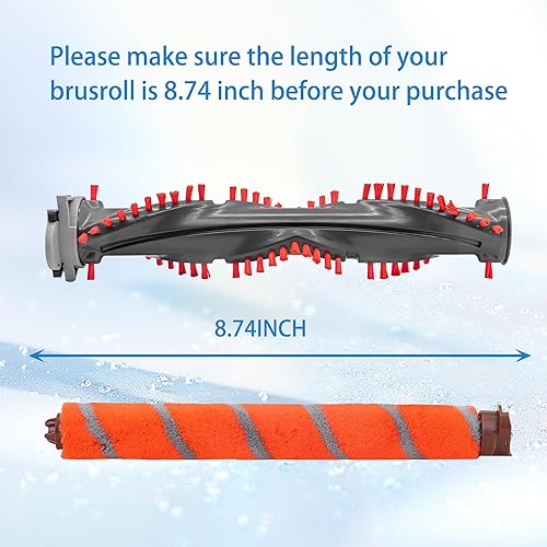 Miniatura 2 de Amyehouse Rodillo de cerdas blandas para filtro de espuma Hepa, piezas de repuesto compatibles con Shark DuoClean NV800 NV800W NV801 NV801Q NV803