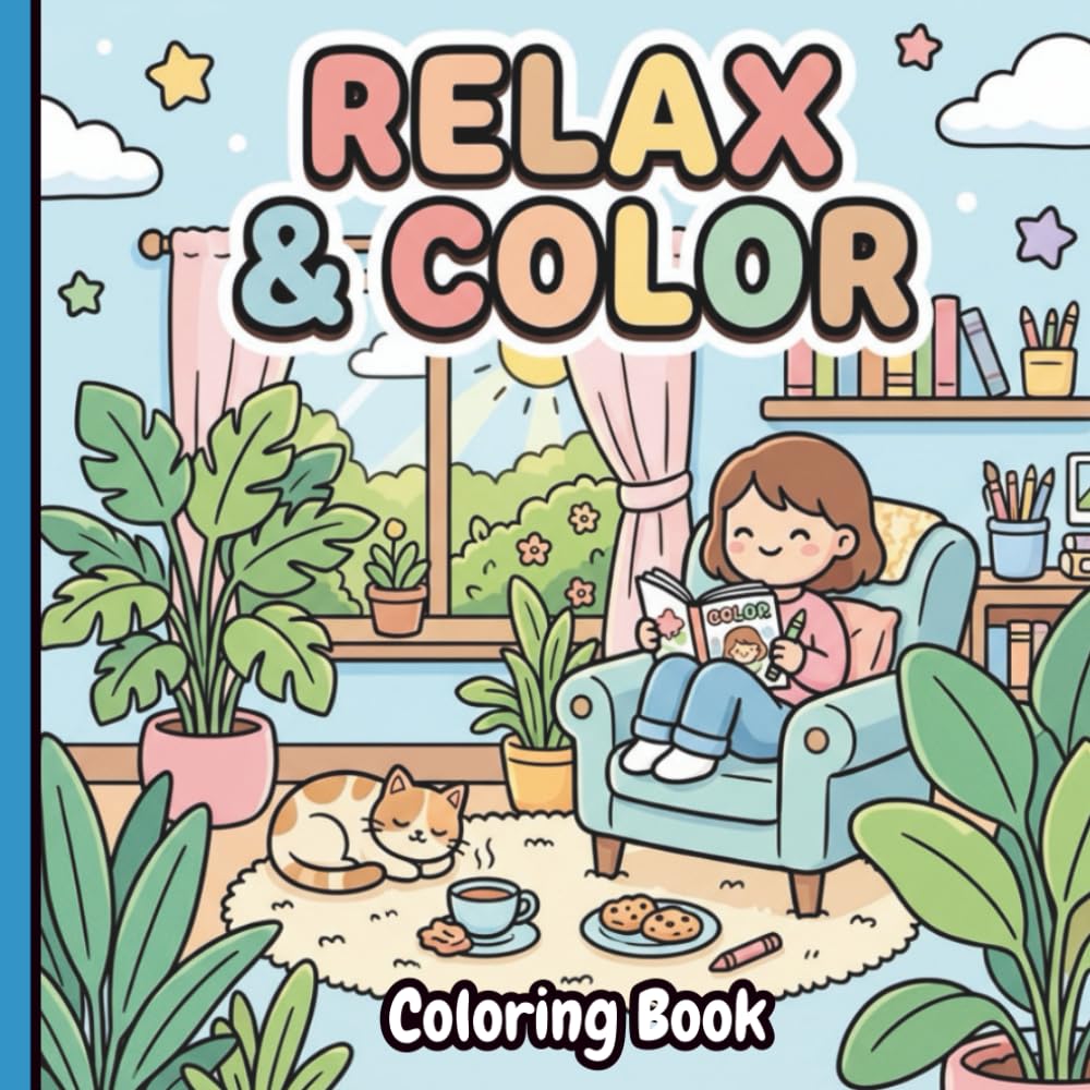 Relax & Color: Stress less, Color more