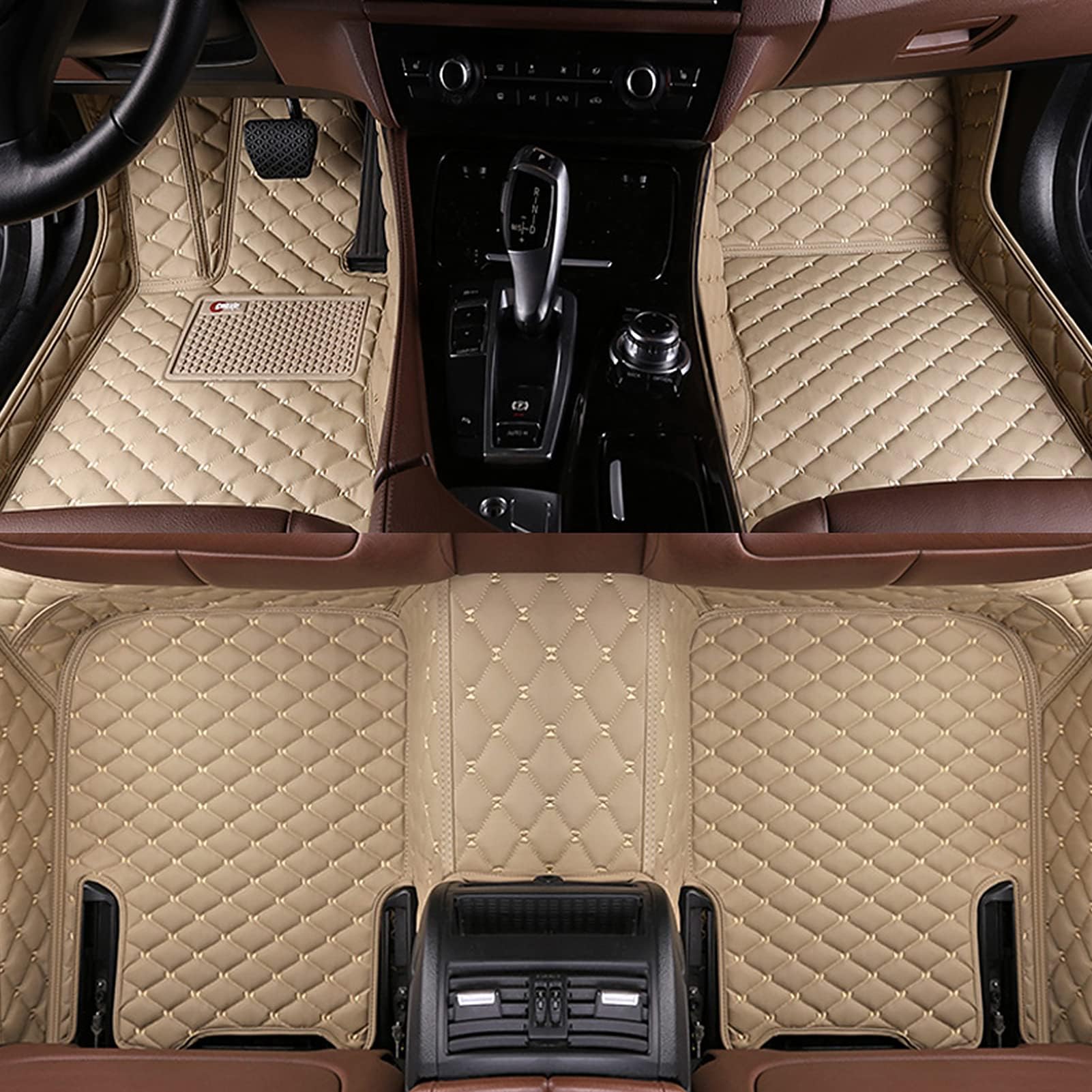 Car Floor Mats, for Mazda 3 / Axela (BM/BN) 3.generation 2014-2019 All Weather Protection Durable Non-slip Carpet, Auto Interior Accessories,E-Single_layer