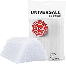 Rapid GEN-T Universal 12mm Glue Sticks, Transparent, High Resin Content for a Wide Range of Professional Applications, Pack of 12 Sticks 190 mm, 40302799