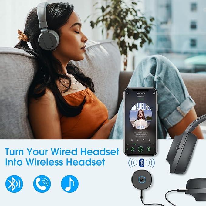 Receptor Bluetooth LAICOMEIN J33 Portátil 3.5mm miniatura 7