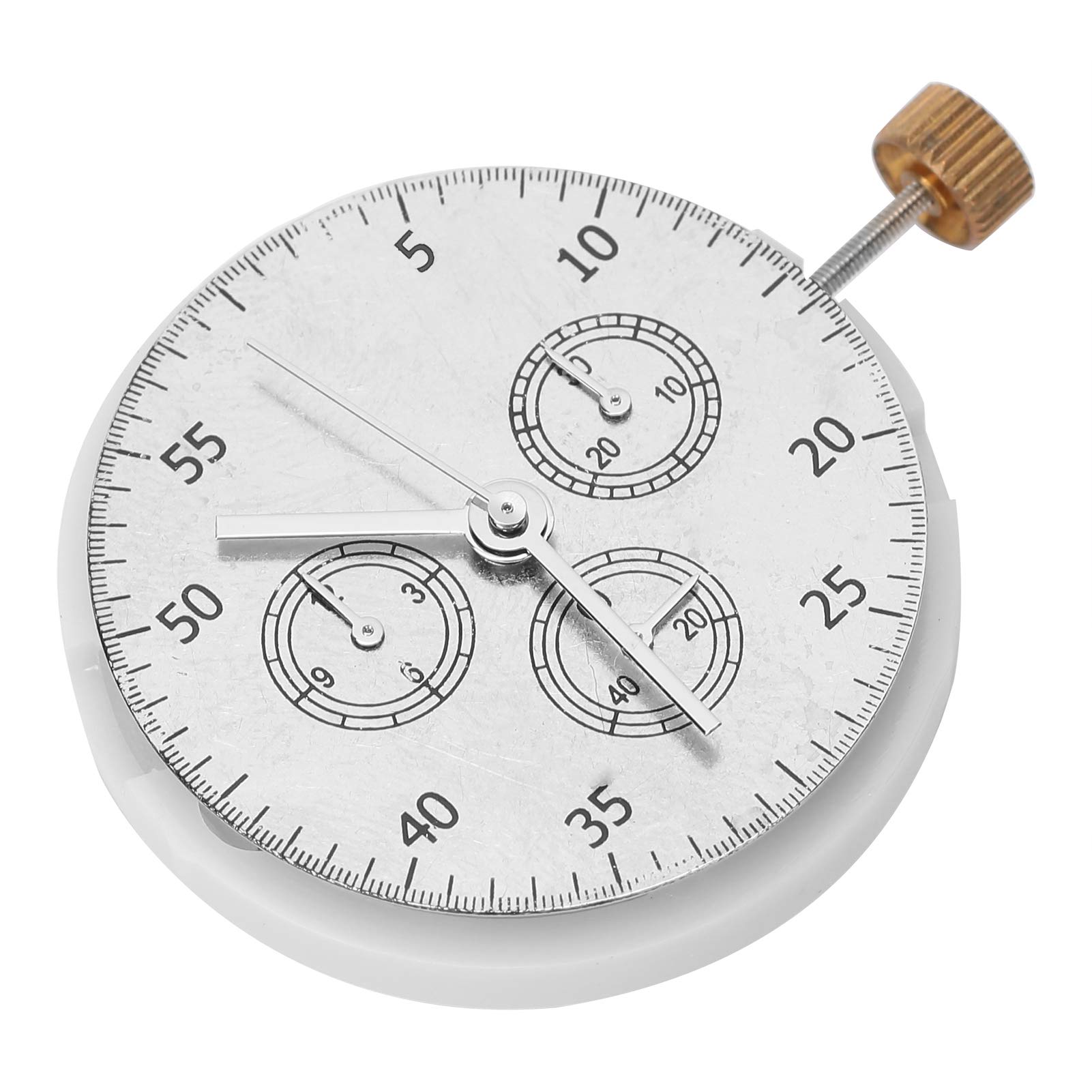 KJSHXYG Watch Movement,Watch Movement Metal Mechanical Wristwatch Movement Accessory Without Calendar Replacement Repair