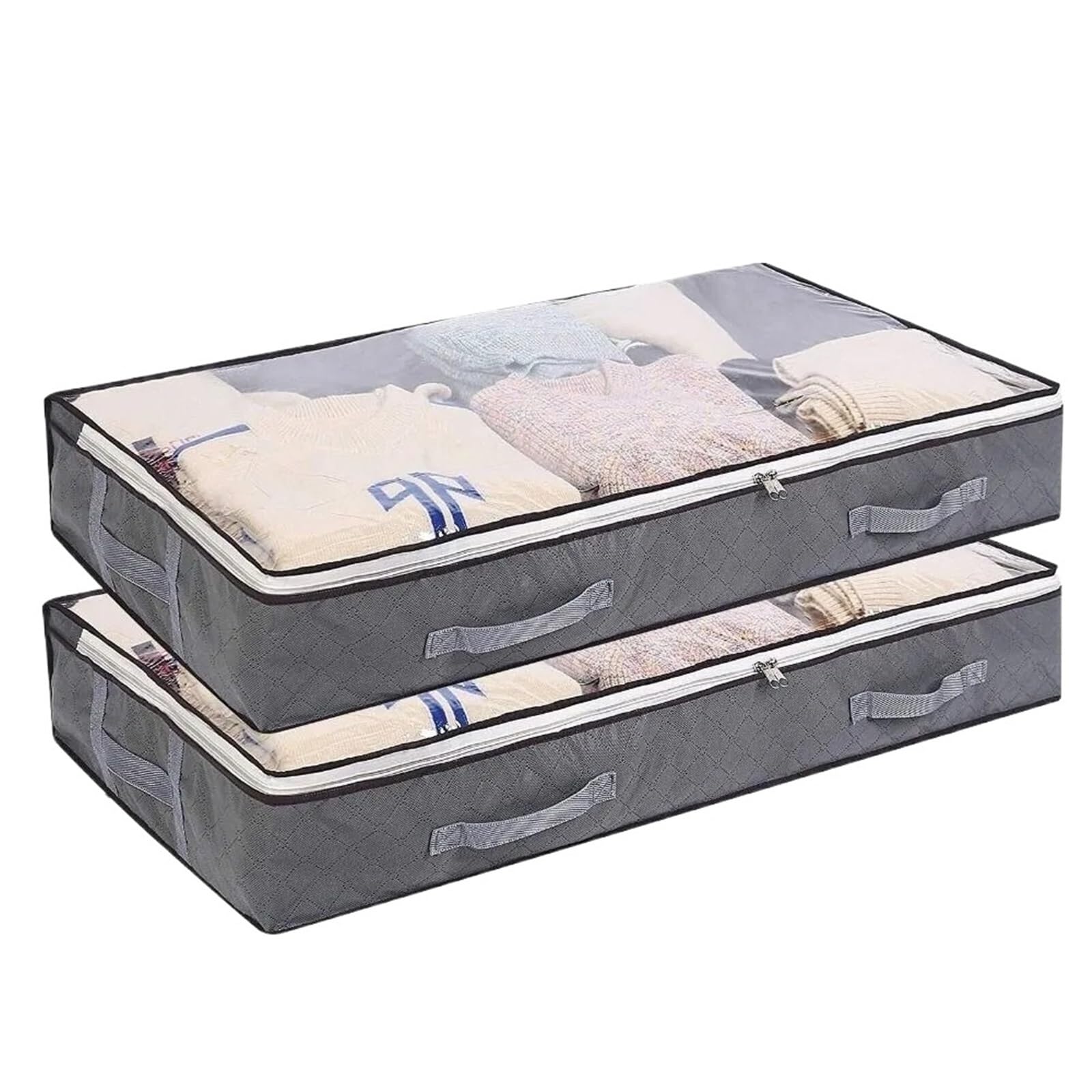 Bolsas para guardar ropa a prueba de humedad con cremallera y tejido transpirable pack de 2