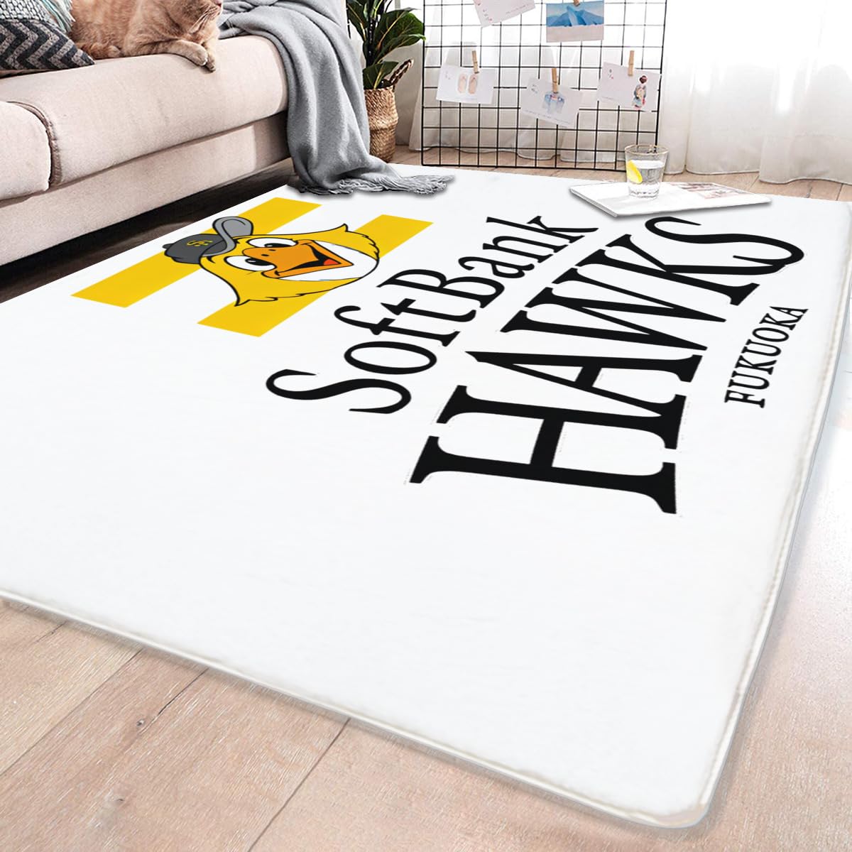 Amazon | 福岡ソフトバンクホークス カーペット 絨毯 ラグマット