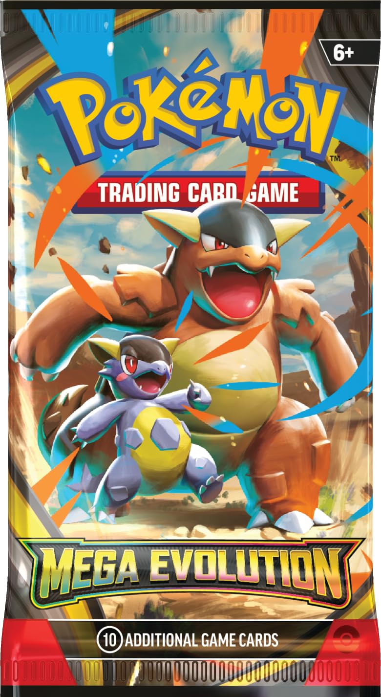 Amazon.com: Pokémon TCG: Mega Evolution Booster Pack : Toys & Games