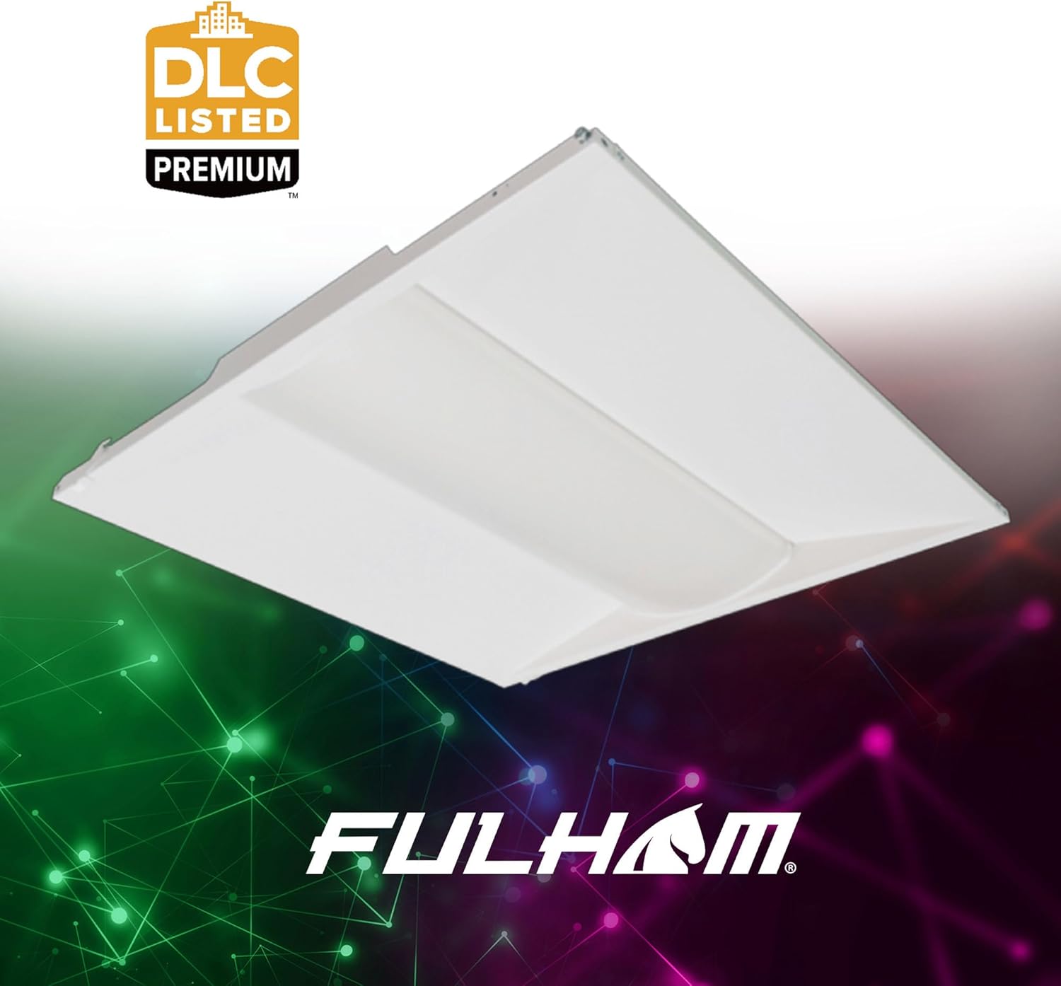 Fulham VividHorse LED Troffer Retrofit VTR-22-MU-30-9TW-A (2x2 Troffer), White