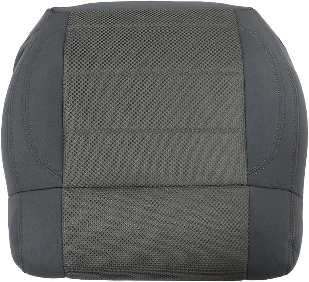 NLQR Driver Side Bottom Replacement Cloth Seat Cover Medium Slate Gray #E5DD Compatible with Jeep Wrangler Sahara Rubicon 2007
