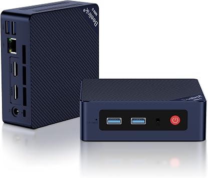 Beelink MINI-S12 Mini PC, 12th Generation Processor N95 up to 3.4GHz, Wake on LAN/PXE Boot/Time Booting | 7x24  8GB DDR4 RAM 256GB SSD    WiFi 5 Bluetooth 5.0 HDMI 4K@60Hz 2.5GbE USB3.0 TPM 2.0 Windows 11 Home