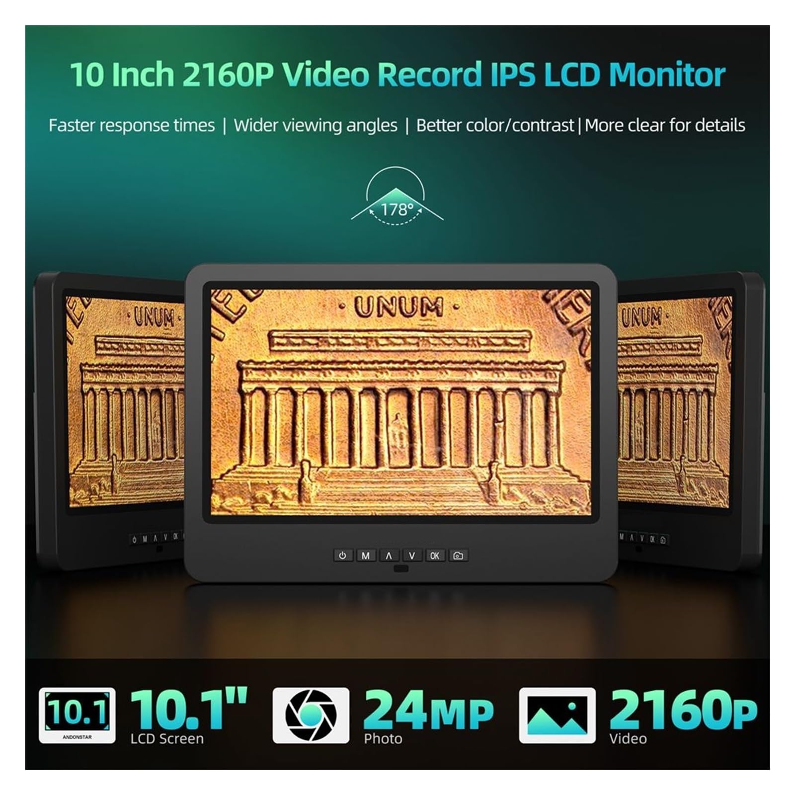 Microscopio Digital Trinocular 2000X UHD 2160P HDMI For Soldadura PCB SMD For Herramientas De Reparación Teléfonos NíTido Y Preciso