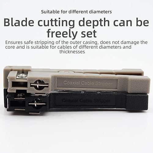 Miniatura 4 de 45-162 Pelacables coaxiales 45-165 Pelacables de fibra óptica Tubo de haz transversal Abierto y cuchillo de pelar Carcasa suelta
