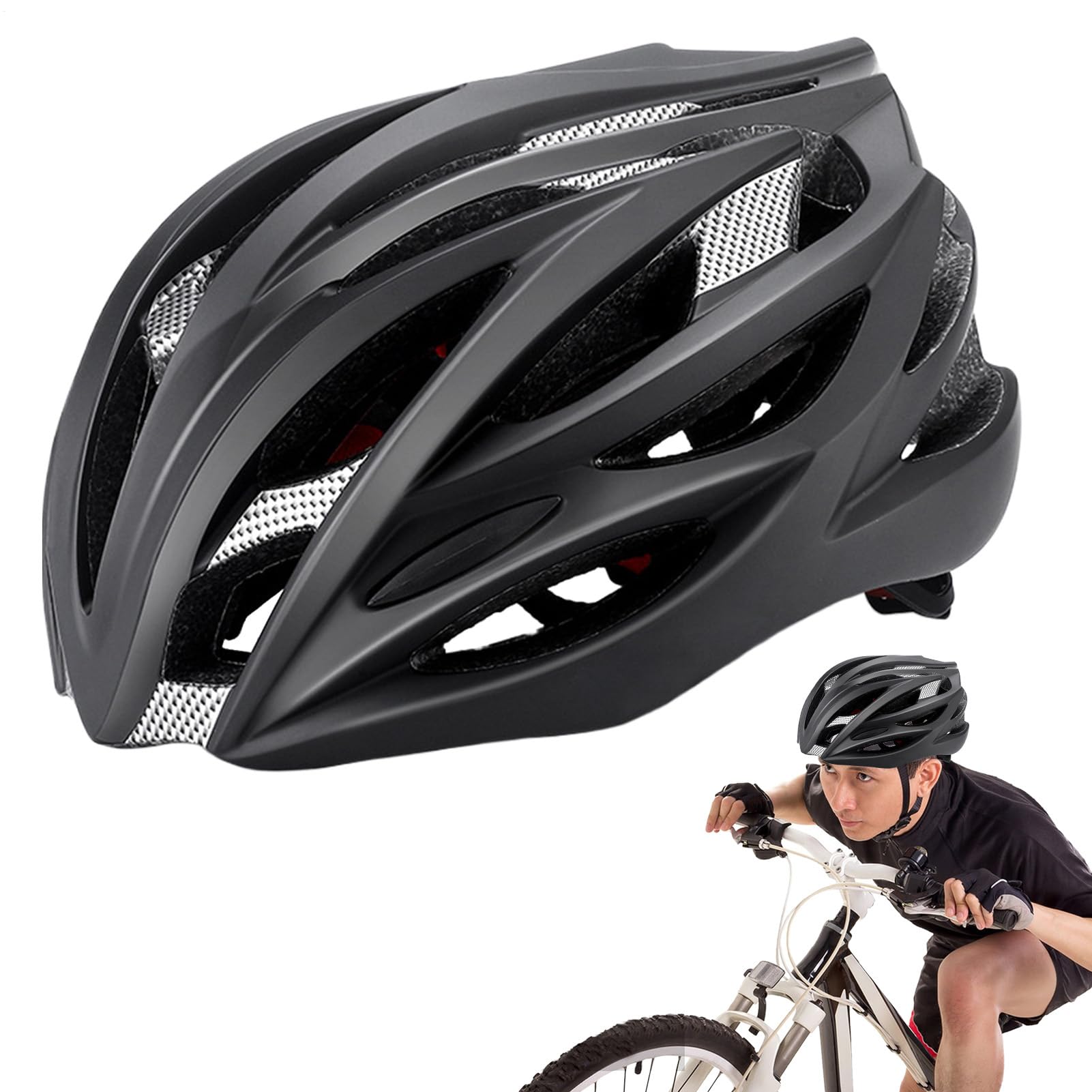 Casco da bici anti-umidità antiurto Accessori ciclismo | Casco da bici per adulti per viaggi all'aperto su strada