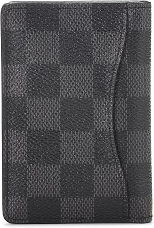 Pre-loved Damier Graphite Organizer De Poche, Black