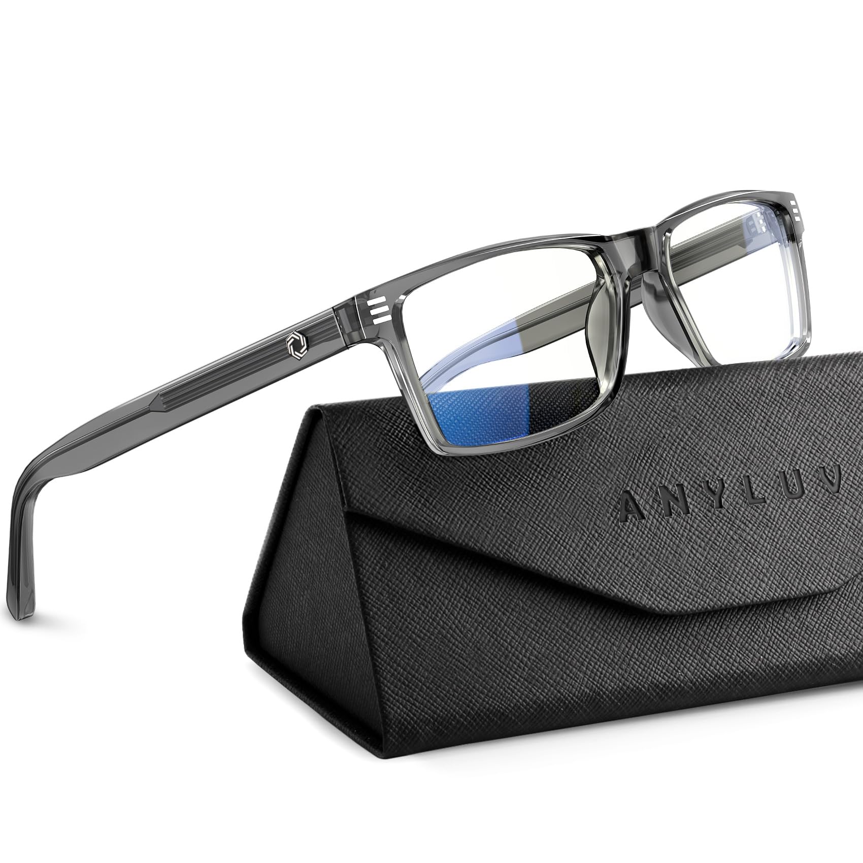ANYLUV Blue Light Glasses Men Woman, Blue Light Blocking Glasses for Computer Gaming, Eye Strain Relief Eye Protection