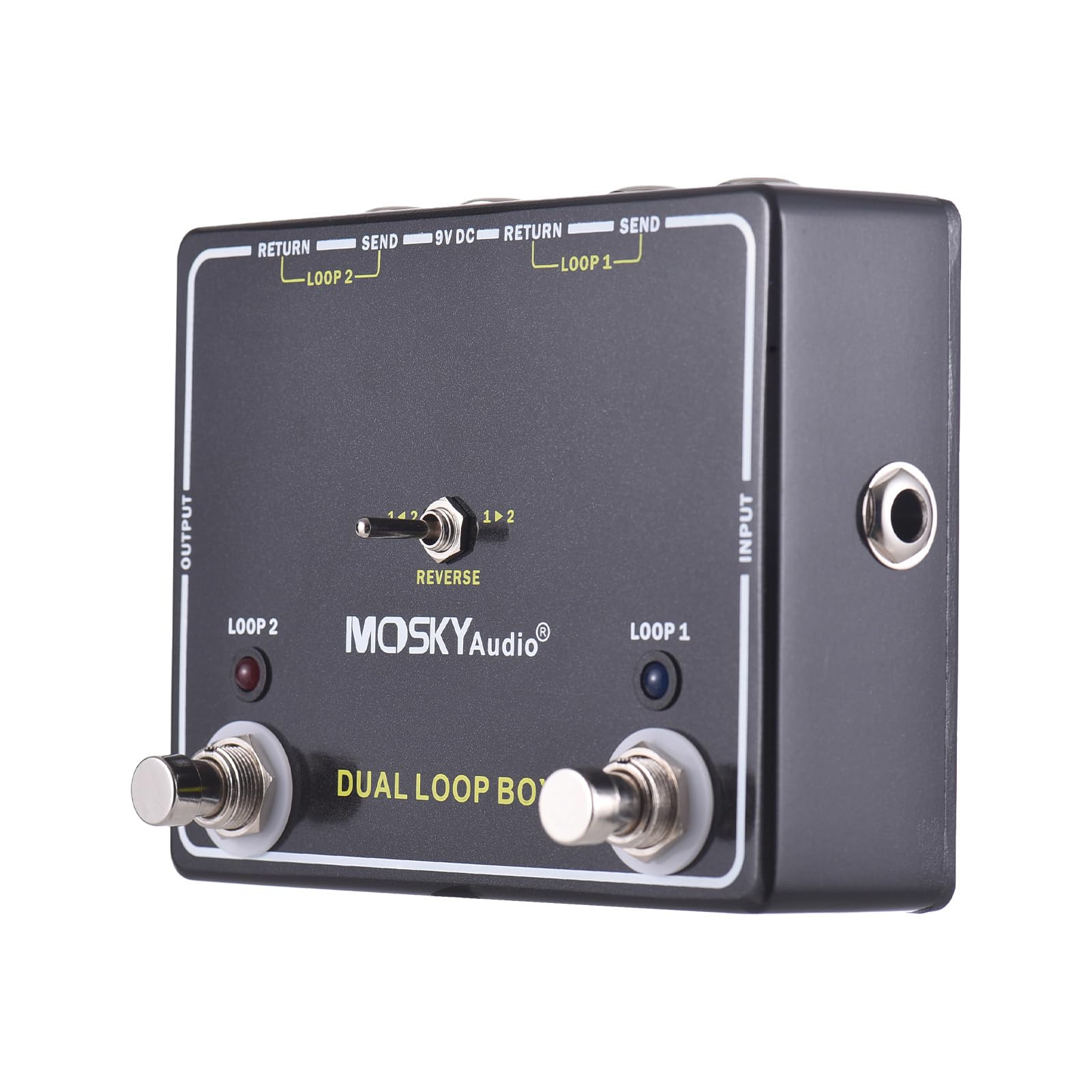 Amazon | MOSKYAUDIO ギターエフェクトループスイッチャーペダル 2