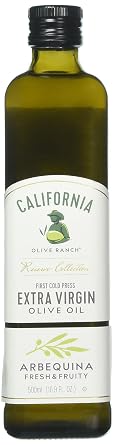 زيت الزيتون كاليفورنيا Arbequina زيت الزيتون البكر الممتاز ، 16.9 Fl Oz