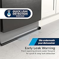 Vista 3 de Camco Dishwasher Drain Pan Protects Floors, Cabinets, Walls & Features Front Opening for Easy Leak Detection Crafted of Heavy-Duty Polymer