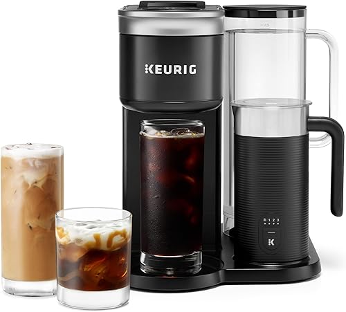 Vista 22 de Keurig K-Cafe SMART - Máquina de café de una sola porción con cápsulas K-Cup, color negro