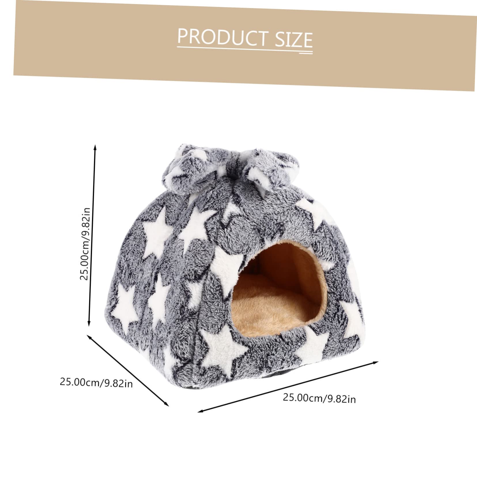 DOITOOL 2stücke Hamsterhaus Für Kleintiere Warmes Hamsterbett Mit Kuschelhöhle Aus Weichem Langlebigem Material Für Käfig Sofa Und Auto Sicher Und Bequem Für Hamster Und