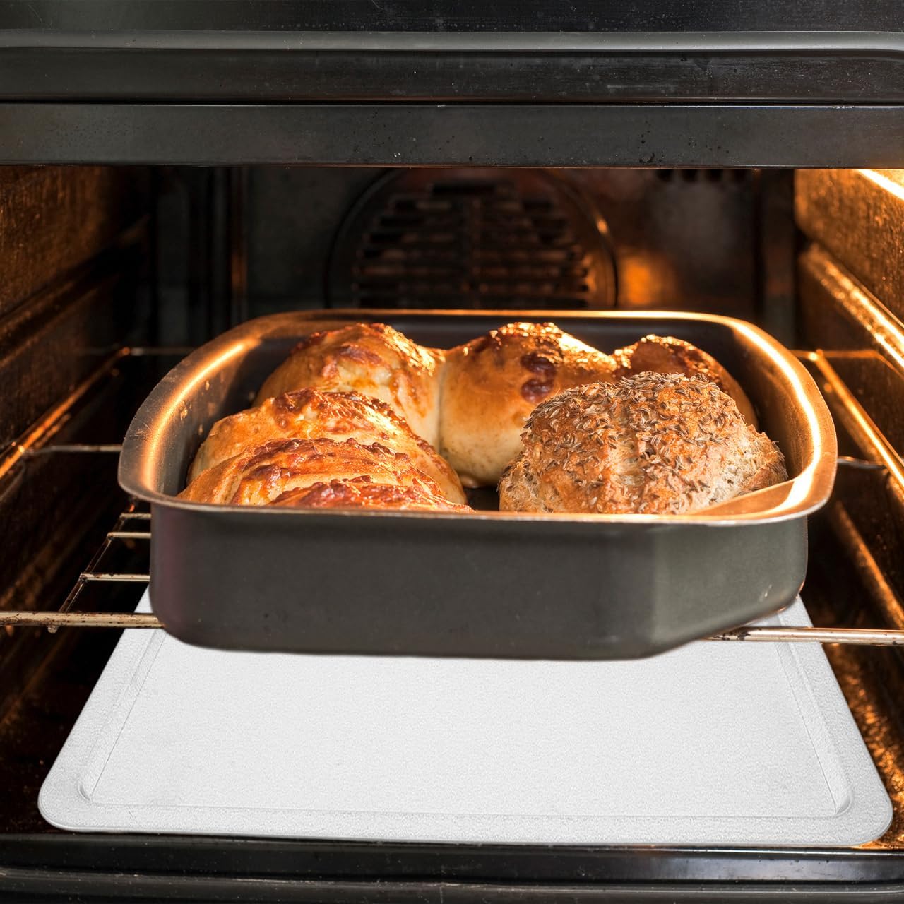 Electric Oven Drip Pan 15L Metal Oil Catch Tray for Baking Roasting Grilling Kitchen Household Use 11.22X9.25X0.87 Inches