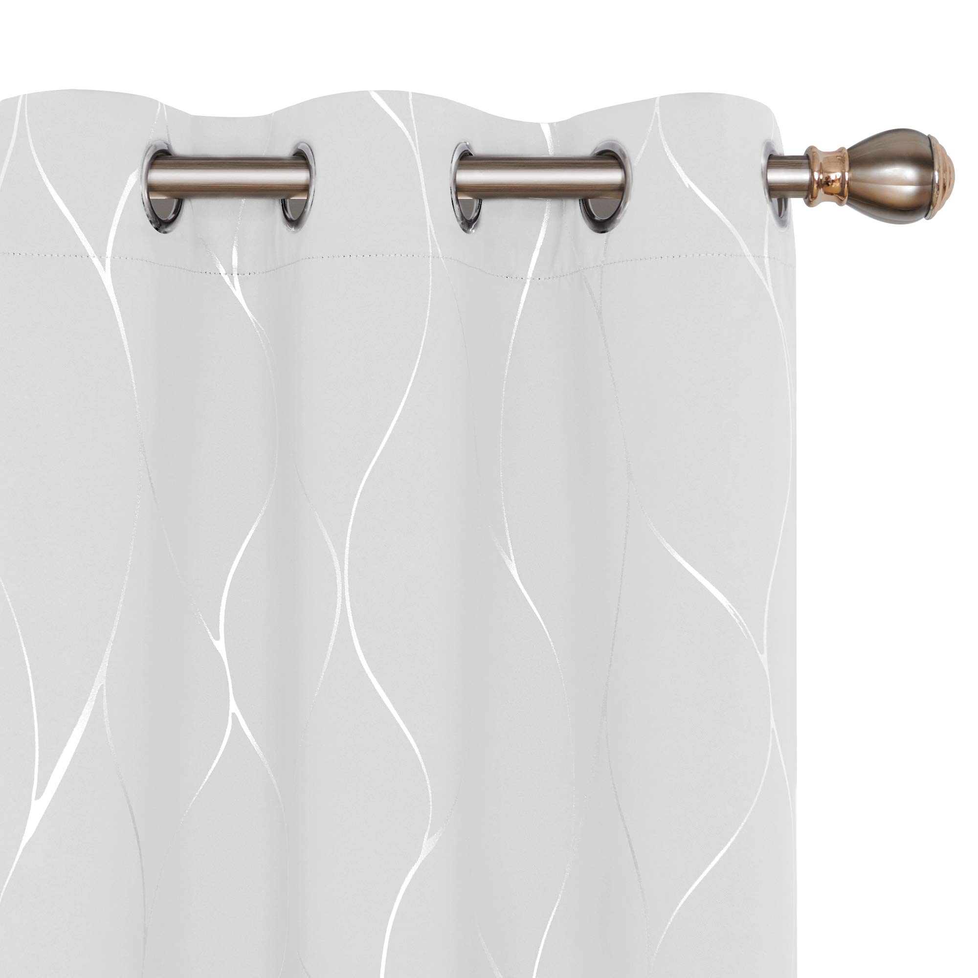Silver And White Curtains Curtains & Drapes 2023