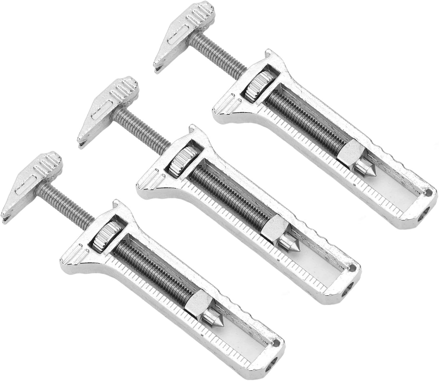 Mini Multitool Wrench Set, 3 Pack, Adjustable Bottle Opener, 2.3 Inch, Zinc Aluminum, for Camping Hiking Fishing