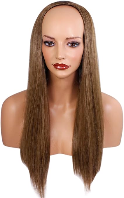 half wigs light brown