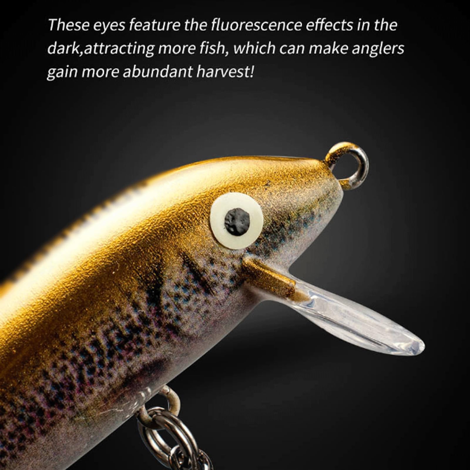 Leurre de pêche, lot de 2, leurre coulant de type minnow, 5 cm, 5 g, appât artificiel pour truite, pour la pêche en rivière et en lac, leurre jerkbait pour la pêche en roche, leurres durs, matériel d