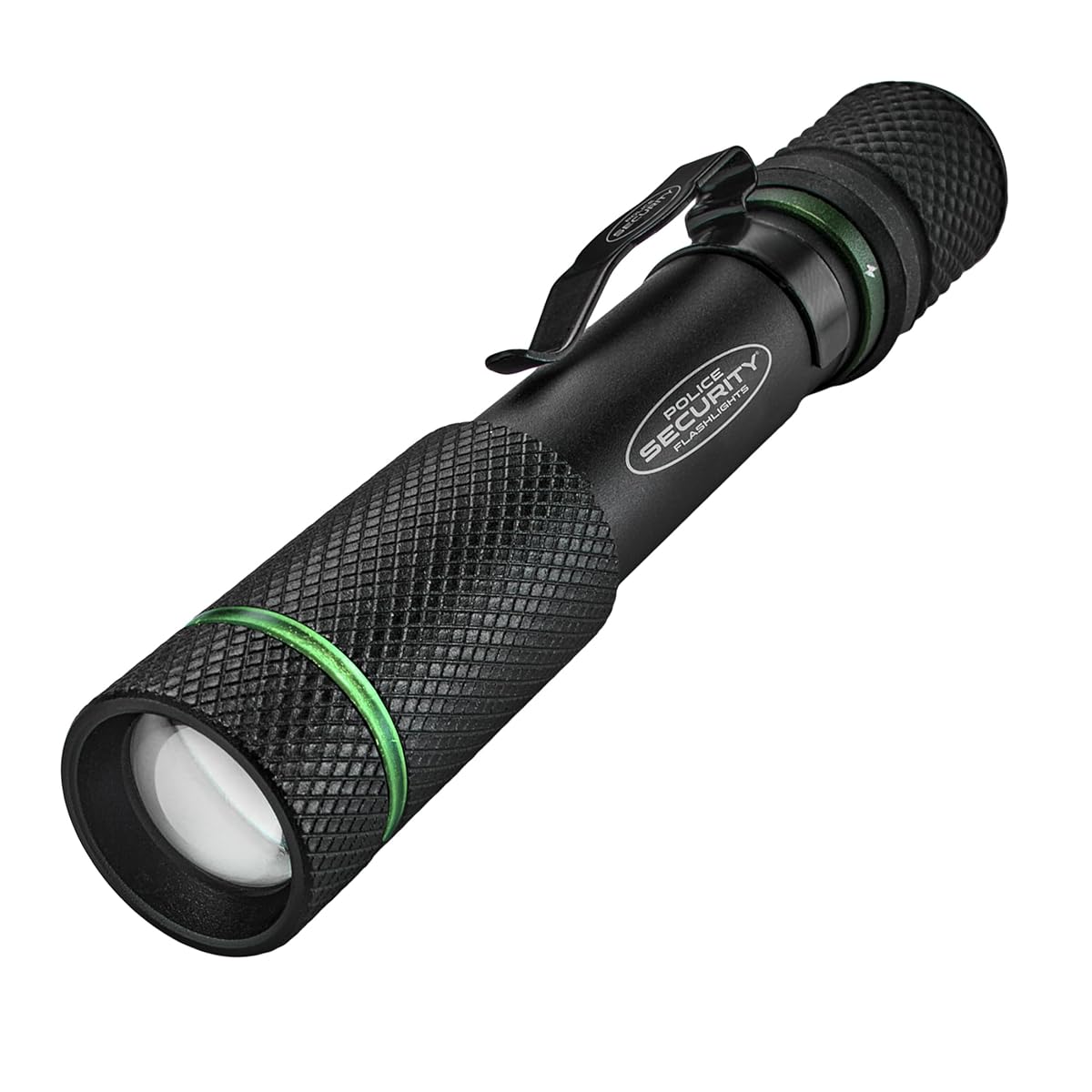 Police Security Aura-RS Flashlight - 260 Lumens, Water Resistant, Black, Model