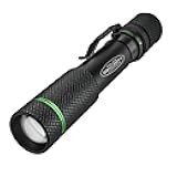 Police Security Aura-RS Ultra-Bright 260 Lumen Rechargeable Flashlight, Compact, 3 Modes, Slide Focus, USB-C Charging, Perfect for DIY Projects and Trade Professionals