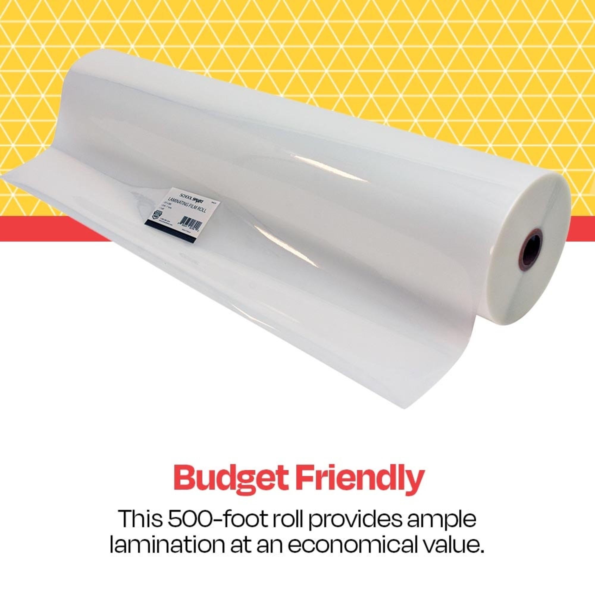 Amazon.com: School Smart Laminating Film Roll, 25 Inches x 500