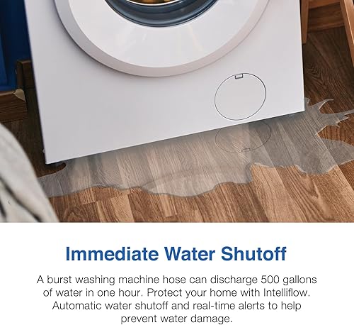 Miniatura 6 de Watts Válvula inteligente de cierre de agua para lavadora Intelliflow de 12" serie A2C-SC-WB con sensor de fugas, adaptadores de entrada, caja de